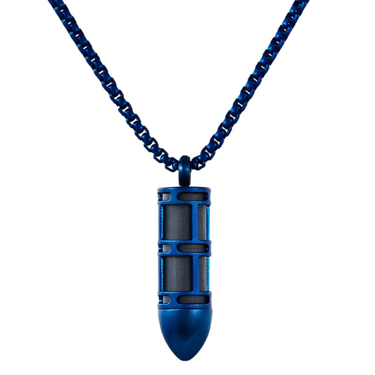 ZJPD021SBL ZINK Men's Necklace