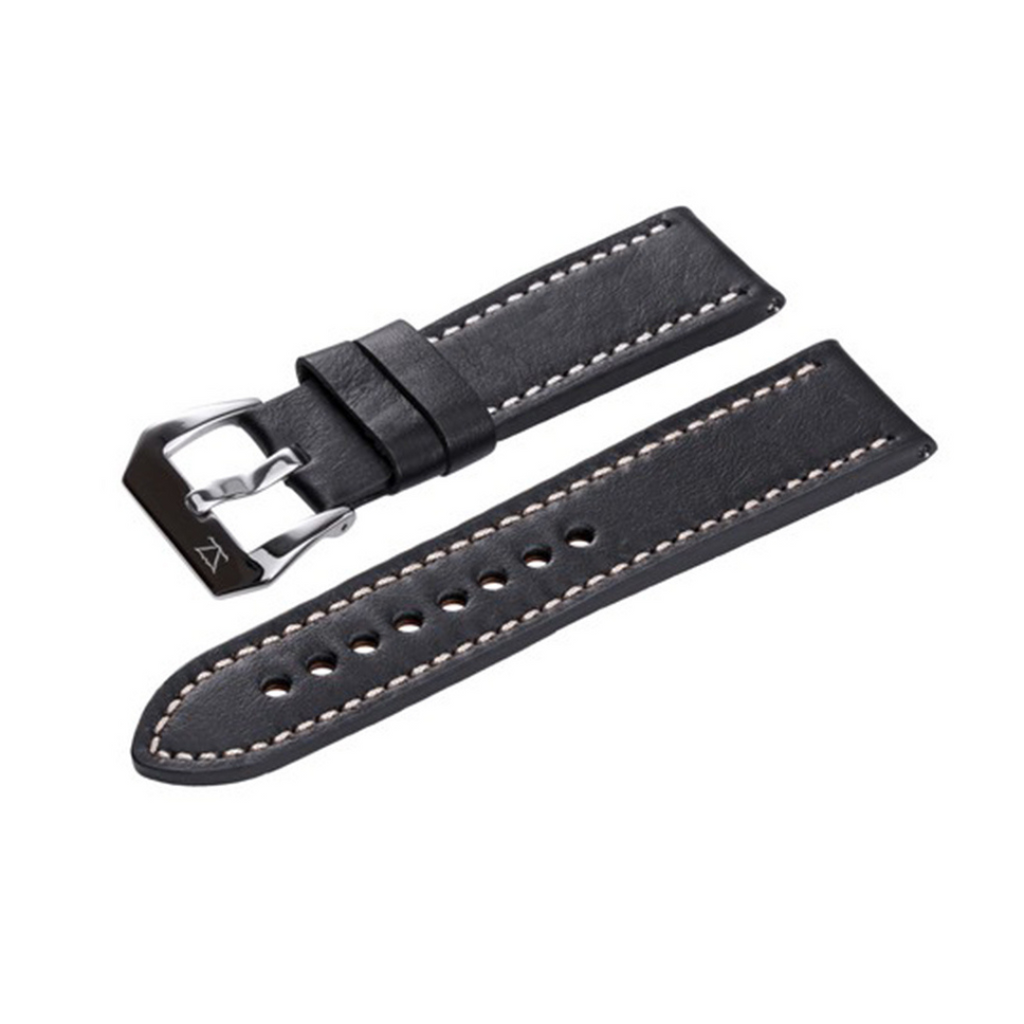 ZLB003BS-24 Zink Thick Genuine Leather Strap Outlet