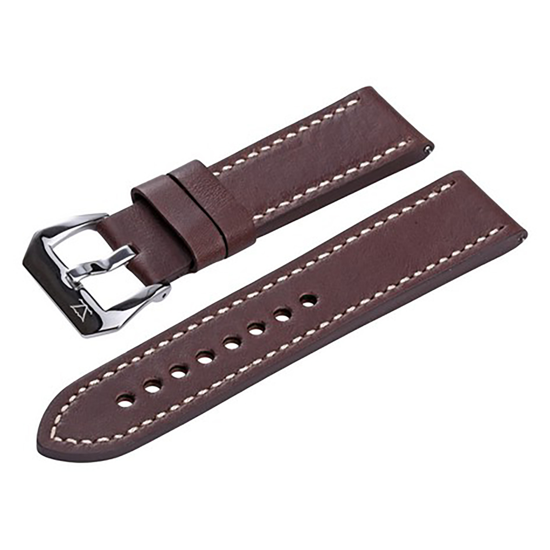 ZLB003DBWS Zink Men's Thick Genuine Leather Strap