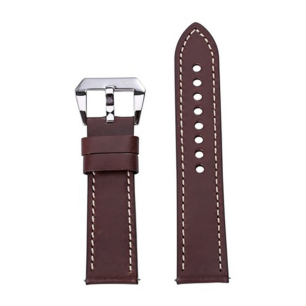 ZLB003DBWS-24 Zink Thick Genuine Leather Strap Outlet
