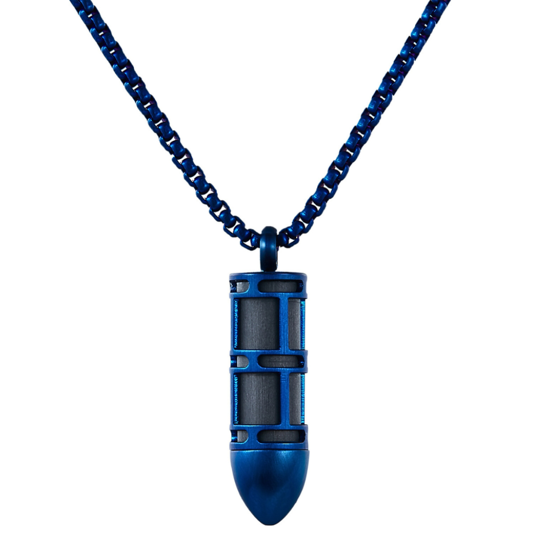 ZJPD021SBL ZINK Men's Necklace