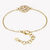 ZINK Women's Gold Stainless Steel Bracelet | ZFBR010G
