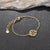 ZINK Women's Gold Stainless Steel Bracelet | ZFBR010G