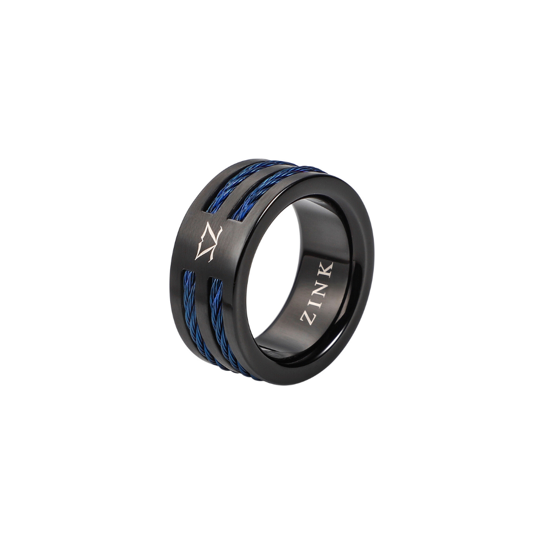 ZJRG040BL-18 ZINK Men's Ring