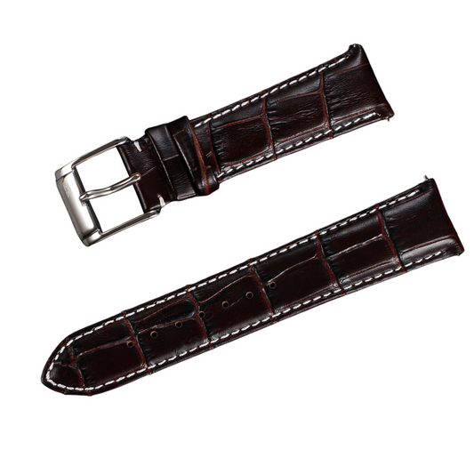 ZLB006DBWS-20 Zink Crocodile Embossed Strap Outlet