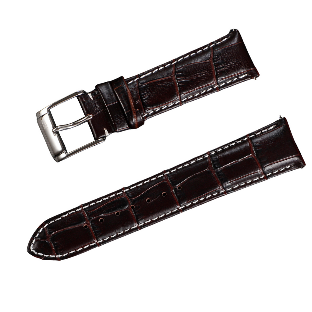 ZLB006DBWS-16 Zink Crocodile Embossed Strap Outlet