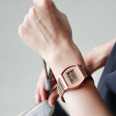 CASIO B640WC-5ADF ROSE GOLD STYLISH SPORTY ELEGANCE WOMEN'S WATCH - FUNCTIONAL & CHIC