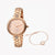 JUST CAVALLI Women's Watch with Rose Gold Stainless Steel Case and Rose Gold Stainless Steel Band