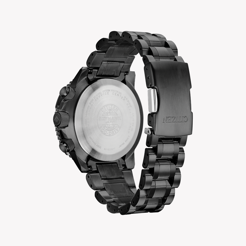 CITIZEN ECO-DRIVE JY8085-81E BLACK DUAL TIME MEN'S WATCH - INNOVATIVE PERFORMANCE & STYLE