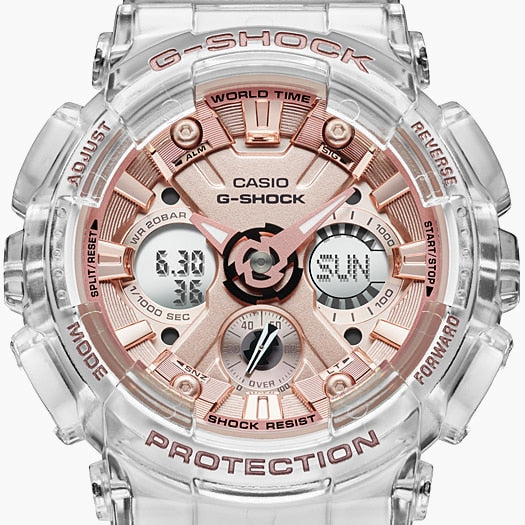 CASIO G-SHOCK GMA-S120SR-7ADR - BOLDLY WHITE WOMEN'S TIMEPIECE FOR ADVENTUROUS SPIRITS