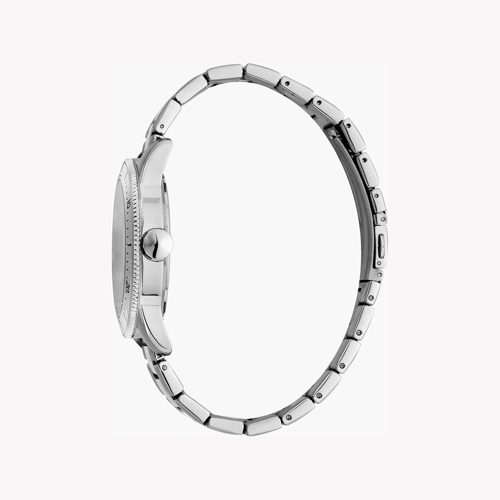 JUST CAVALLI JC1G179M0055 - ELEGANT SILVER STAINLESS STEEL MEN'S WATCH 42MM