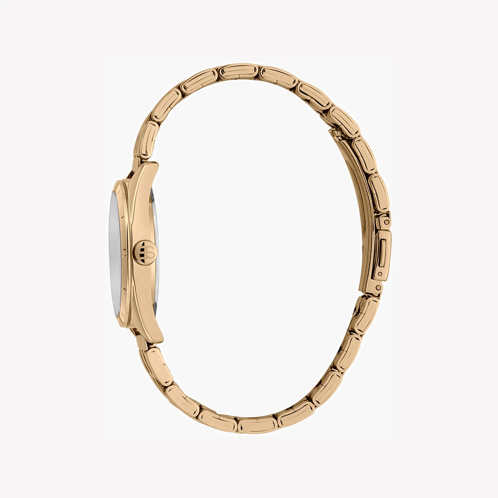 ESPRIT Women's Watch with Gold Stainless Steel Case and Gold Stainless Steel Band