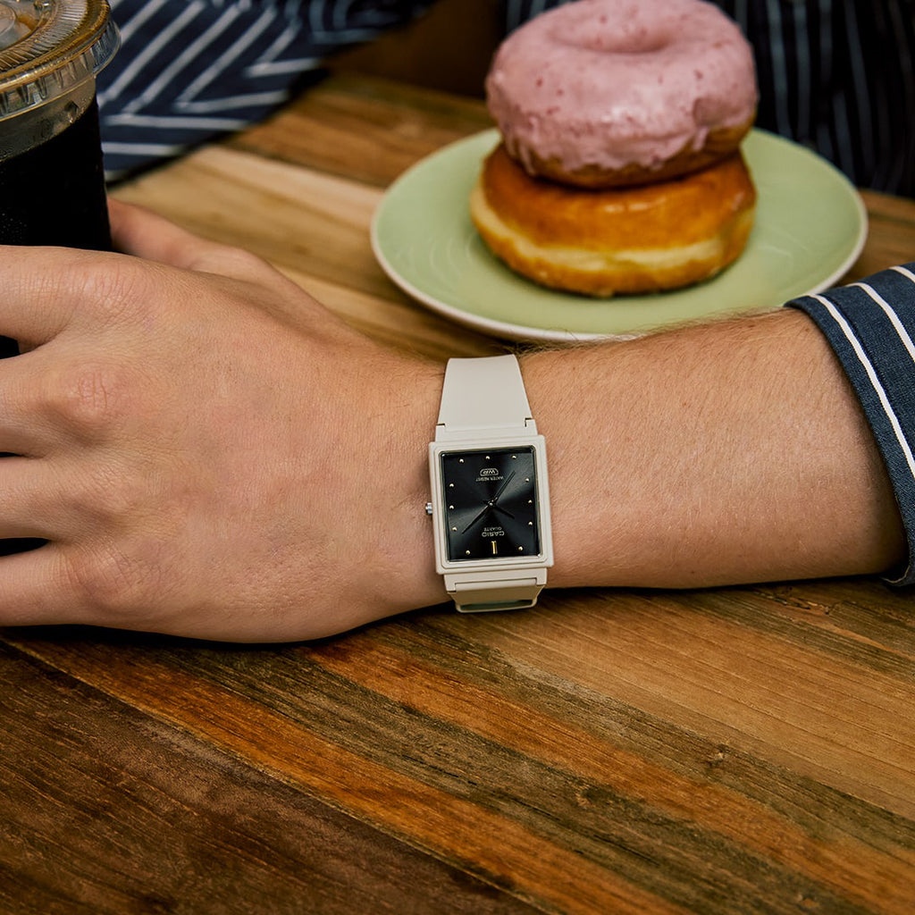 CASIO MQ-38UC-8ADF SPORTELEGANCE - CHIC WHITE RESIN & BLACK DIAL TIMEPIECE for Women