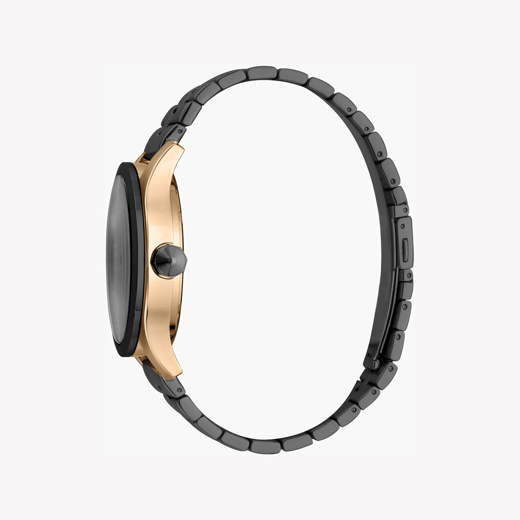 JUST CAVALLI JC1G108M0085 MEN'S ELEGANT GRAY DIAL - BLACK STAINLESS STEEL TIMEPIECE