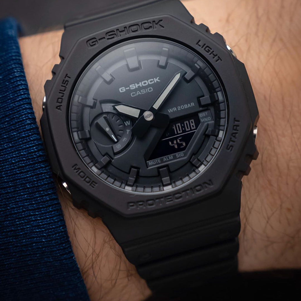 CASIO G-SHOCK GA-2100-1A1DR OAK COMPACT - UNMATCHED RESILIENCE MEN'S WATCH