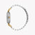 JUST CAVALLI Women's Watch with Silver & Gold Stainless Steel Case and Silver & Gold Stainless Steel Band