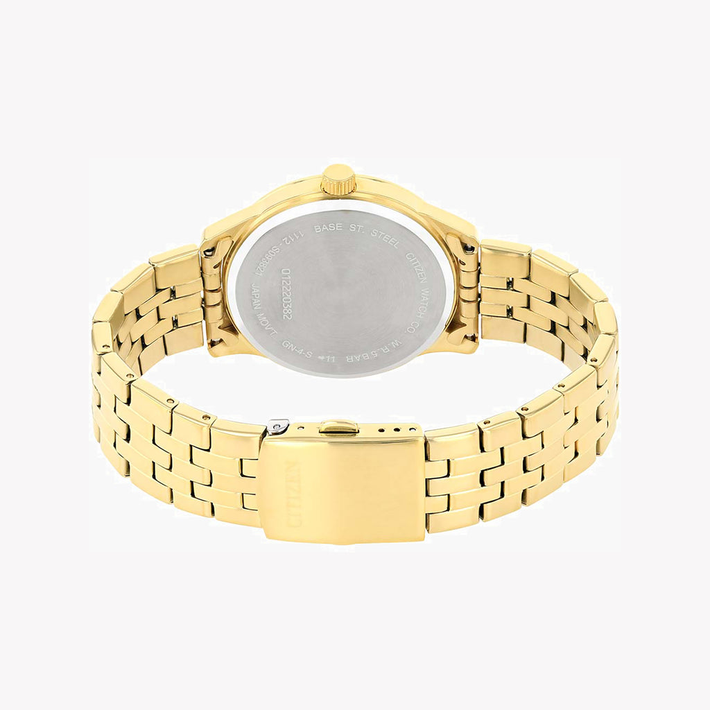 CITIZEN BI1052-85P GOLDEN ELEGANCE - Men's Quartz Watch with Stunning Gold Finish and 5 ATM Water Resistance
