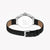 ESPRIT Women's Watch with Silver Stainless Steel Case and Black Leather Band
