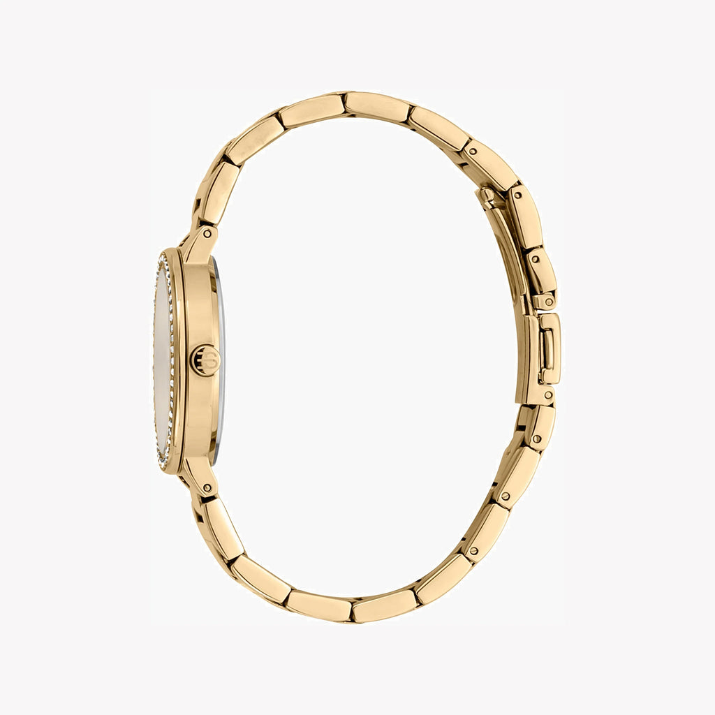 ESPRIT Women's Watch with Gold Stainless Steel Case and Gold Stainless Steel Band