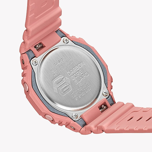 CASIO G-SHOCK GMA-S2100-4A2DR PINK BOLD - VIBRANT & TOUGH Women's Watch with pink resin band and digital display