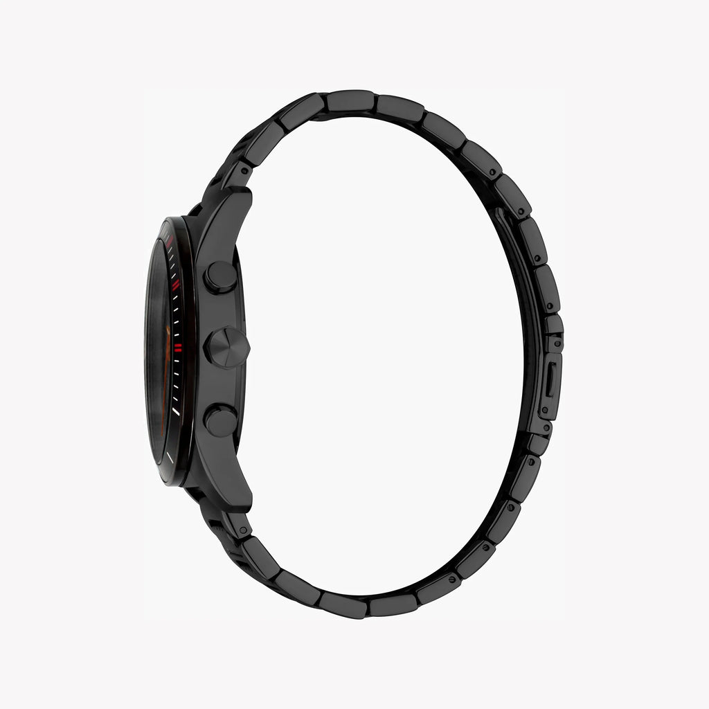 JUST CAVALLI JC1G166M0065 - ELEGANT BLACK STAINLESS STEEL MEN'S WATCH WITH SOPHISTICATION