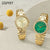 ESPRIT Women's Watch with Gold Stainless Steel Case and Gold Stainless Steel Band
