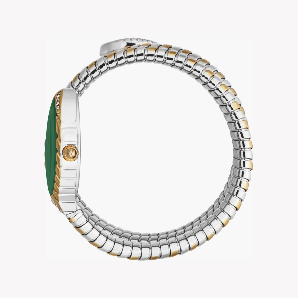 JUST CAVALLI JC1L323M0055 - RADIANT GLAMOUR WOMEN'S WATCH WITH TWO-TONE SILVER & GOLD BAND