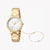 ESPRIT Women's Watch with Gold Stainless Steel Case and Gold Stainless Steel Band