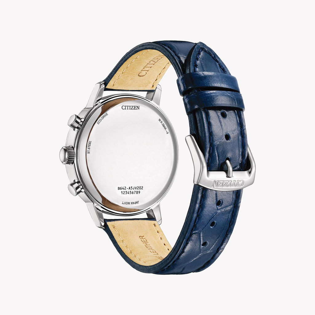 CITIZEN CA7069-16A MODERN CLASSIC - ECO-DRIVE MEN'S WATCH with Blue Leather Band & White Dial