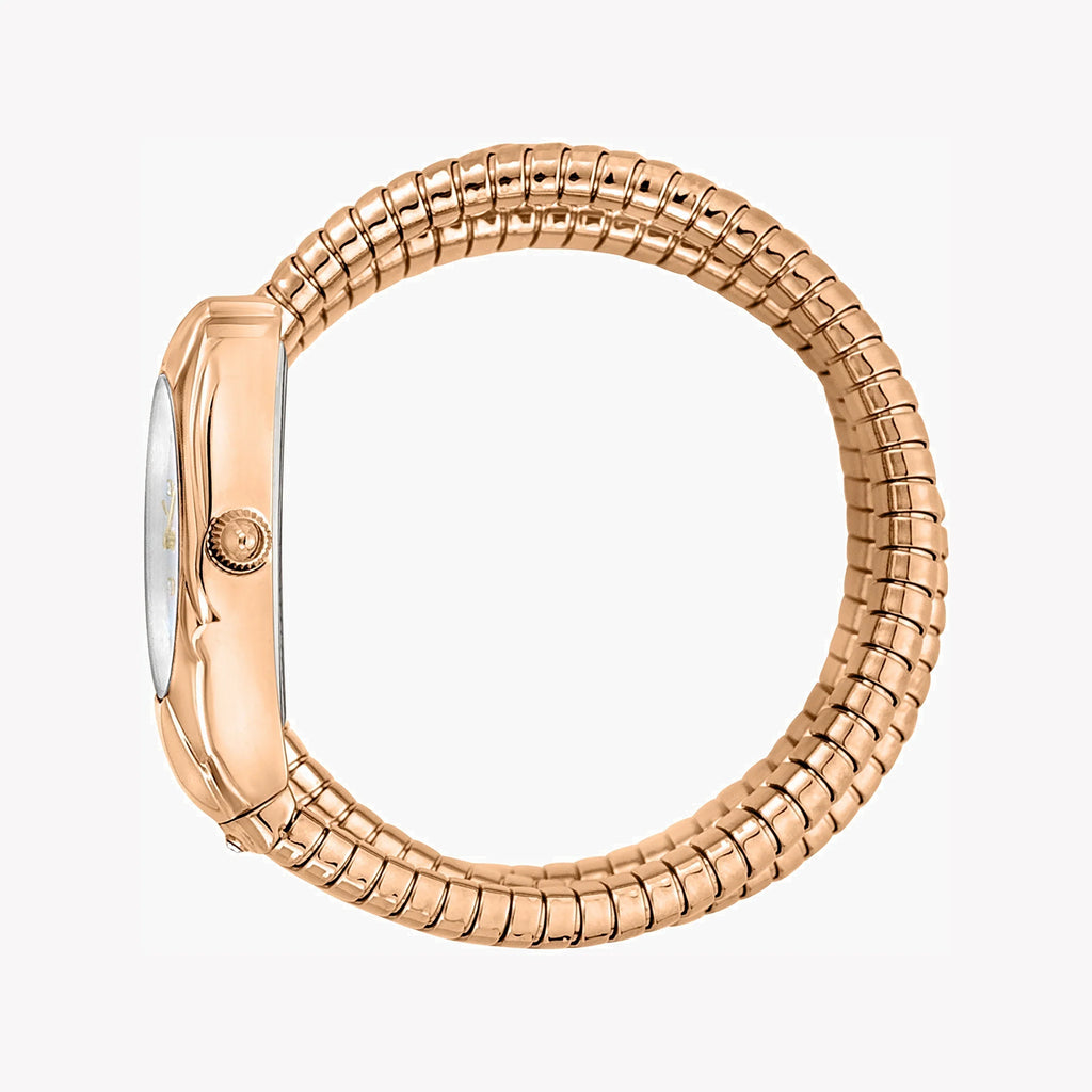 JUST CAVALLI Women's Watch with Rose Gold Stainless Steel Case and Rose Gold Stainless Steel Band