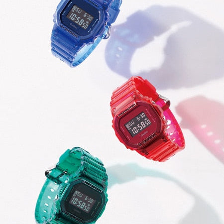 CASIO G-SHOCK DW-5600SB-2DR - BOLD BLUE ADVENTURE SERIES Men's Watch with sporty design and 200m water resistance