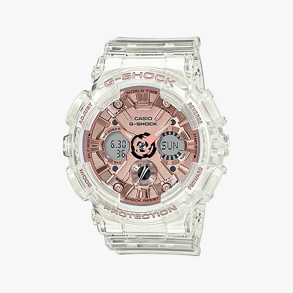 CASIO G-SHOCK GMA-S120SR-7ADR - BOLDLY WHITE WOMEN'S TIMEPIECE FOR ADVENTUROUS SPIRITS