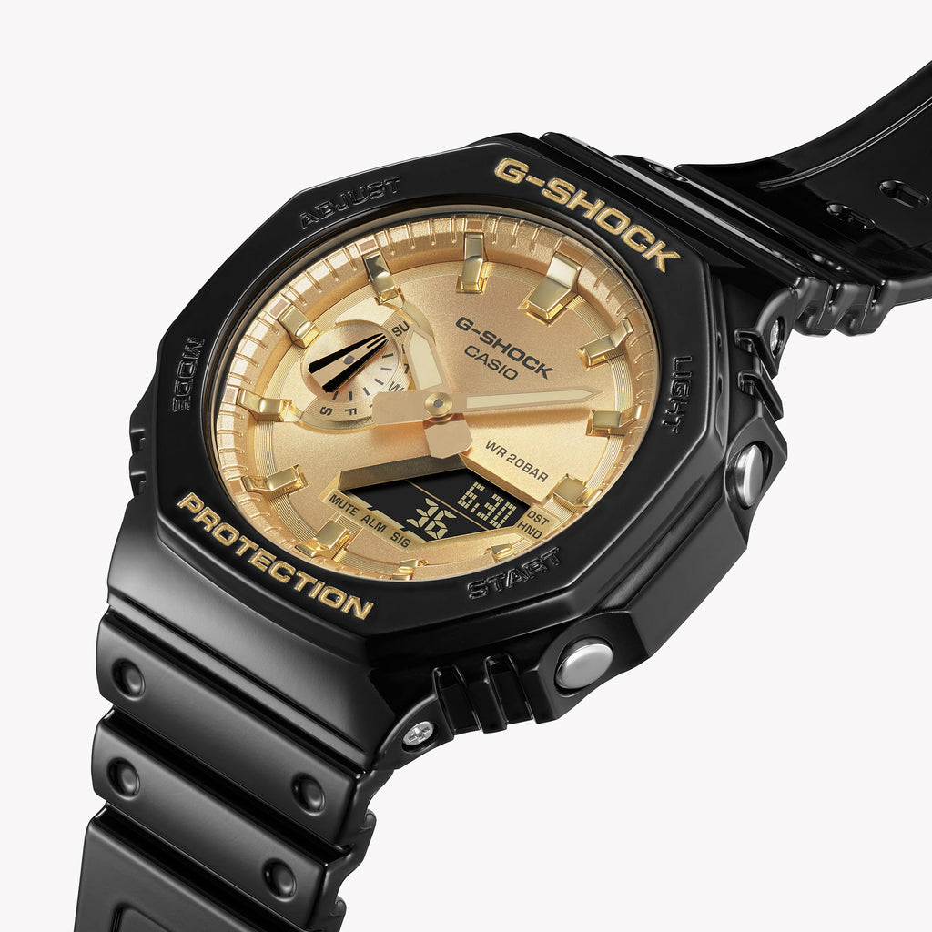 CASIO G-SHOCK GA-2100GB-1ADR OAK COMPACT - URBAN TOUGHNESS MEETS SPORTY STYLE Men's Watch