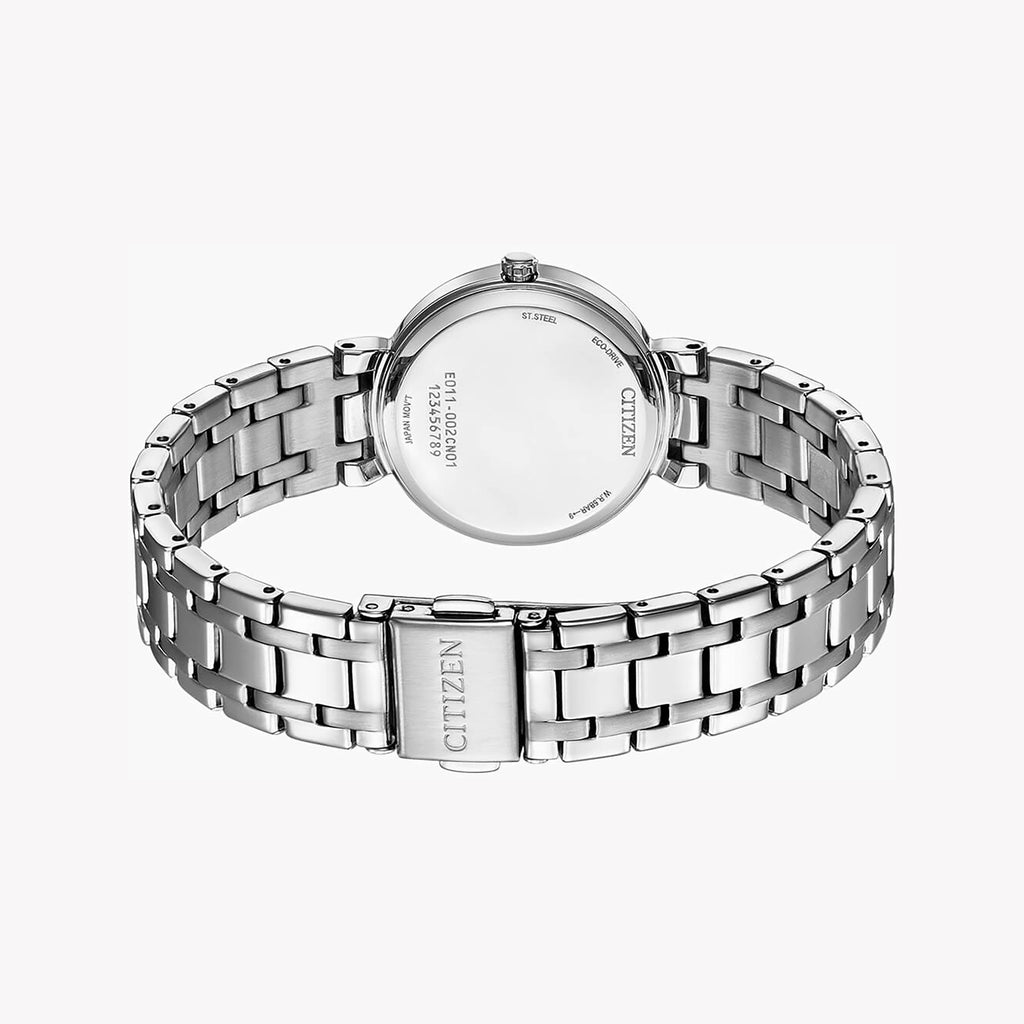 CITIZEN EW2690-81L CHIC PRECISION - STUNNING BLUE DIAL & SILVER STAINLESS STEEL ELEGANCE