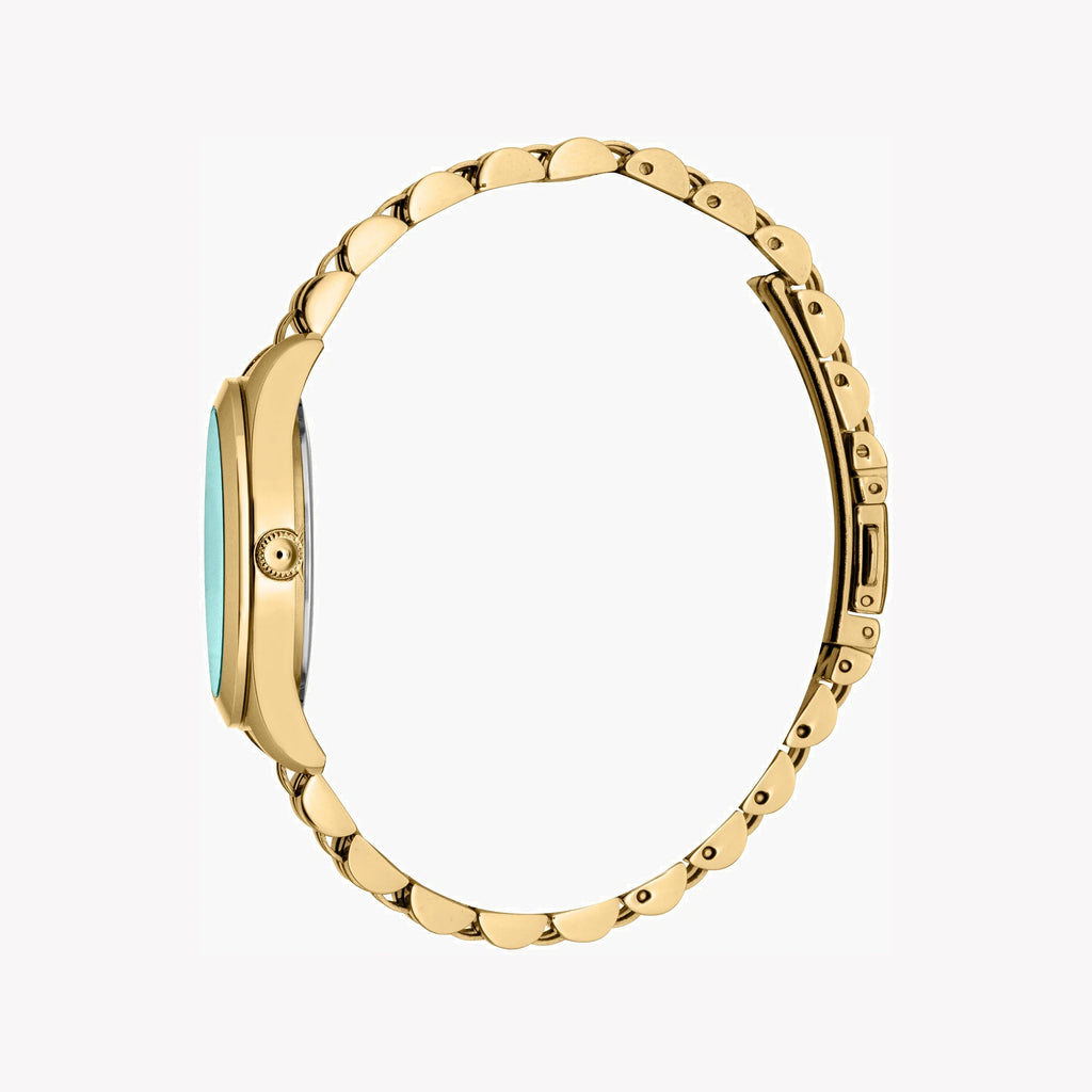 JUST CAVALLI Women's Watch with Gold Stainless Steel Case and Gold Stainless Steel Band