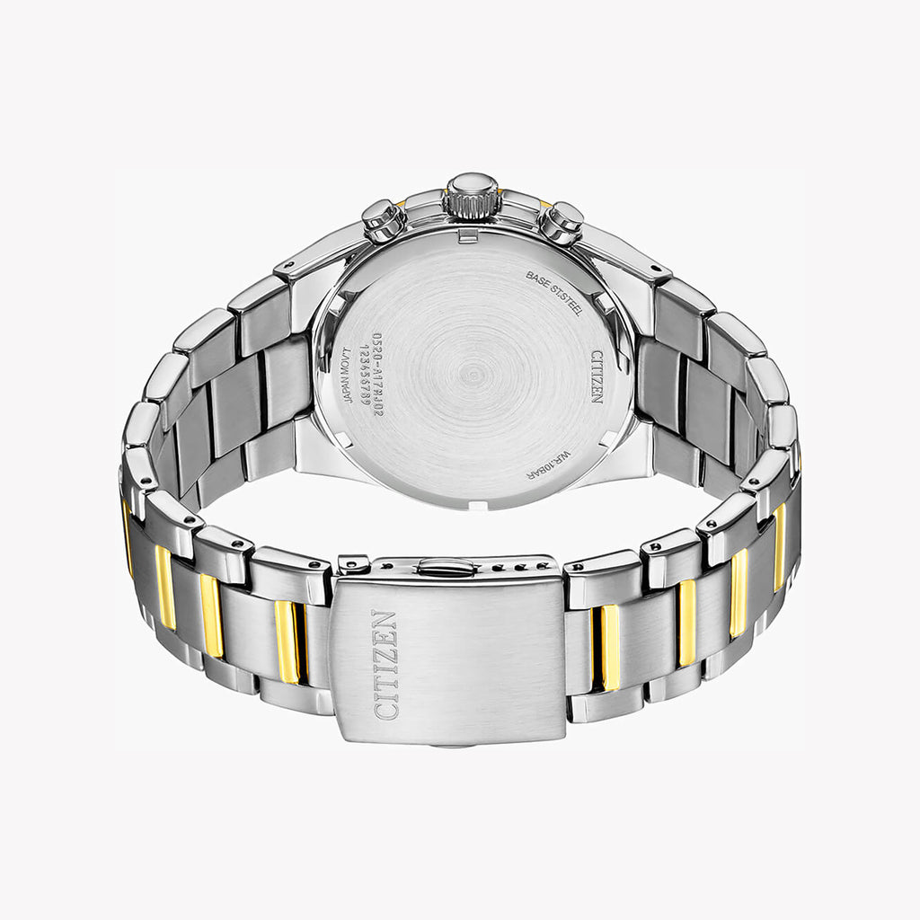 CITIZEN AN8176-52L ELEGANCE CHRONOGRAPH - MEN'S STAINLESS STEEL TIMEPIECE WITH BLUE DIAL