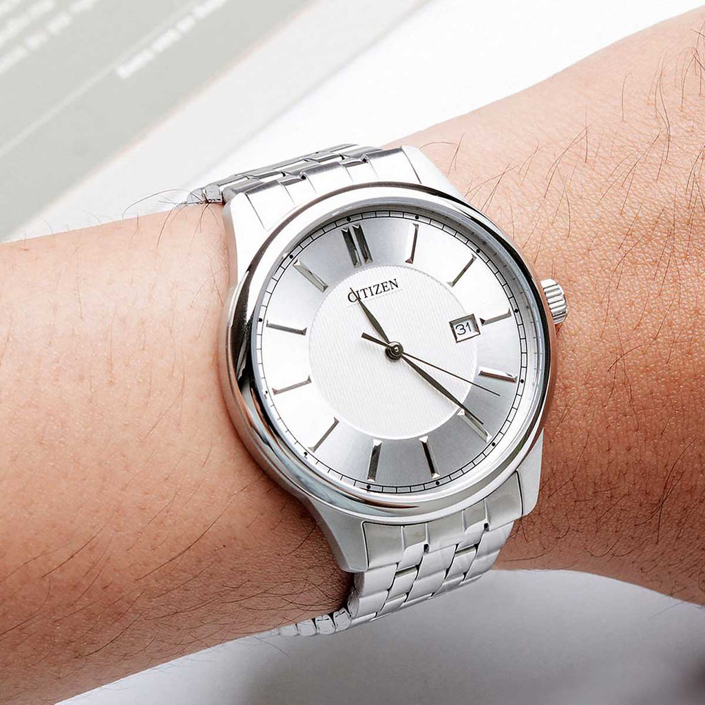 CITIZEN BI1050-56A MODERN ELEGANCE - MEN'S STAINLESS STEEL TIMEPIECE WITH QUARTZ MOVEMENT