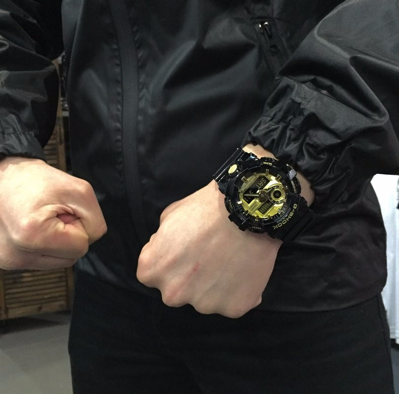 CASIO G-SHOCK GA-2100-1A1 BLACKOUT - MEN'S DURABLE DIGITAL WATCH