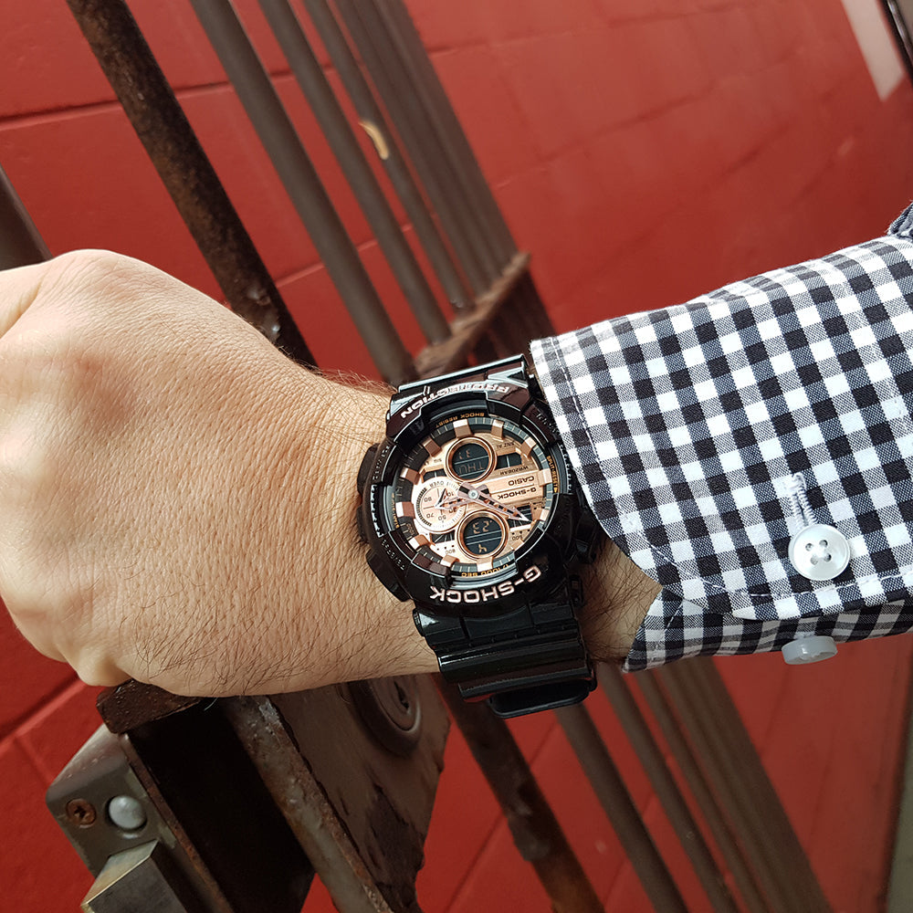 CASIO G-SHOCK GA-140GB-1A2DR - DURABLE ELEGANCE FOR THE MODERN ADVENTURER