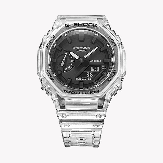 CASIO G-SHOCK GA-2100SKE-7ADR OAK - SPORTY ELEGANCE MEN'S WATCH with Sleek White Resin Design