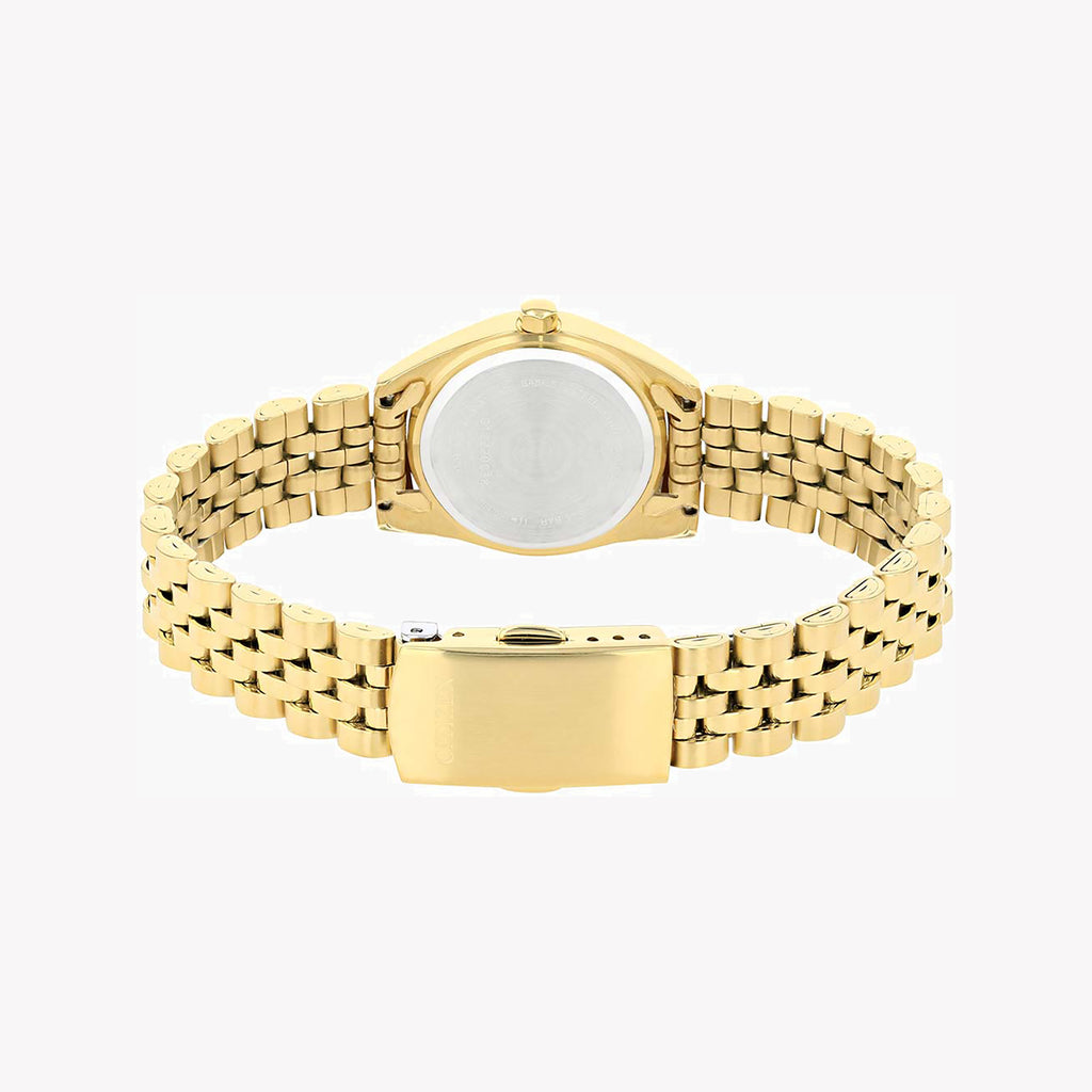 CITIZEN EU6062-50D - ELEGANTLY TIMELESS GOLD & WHITE WOMEN'S WATCH