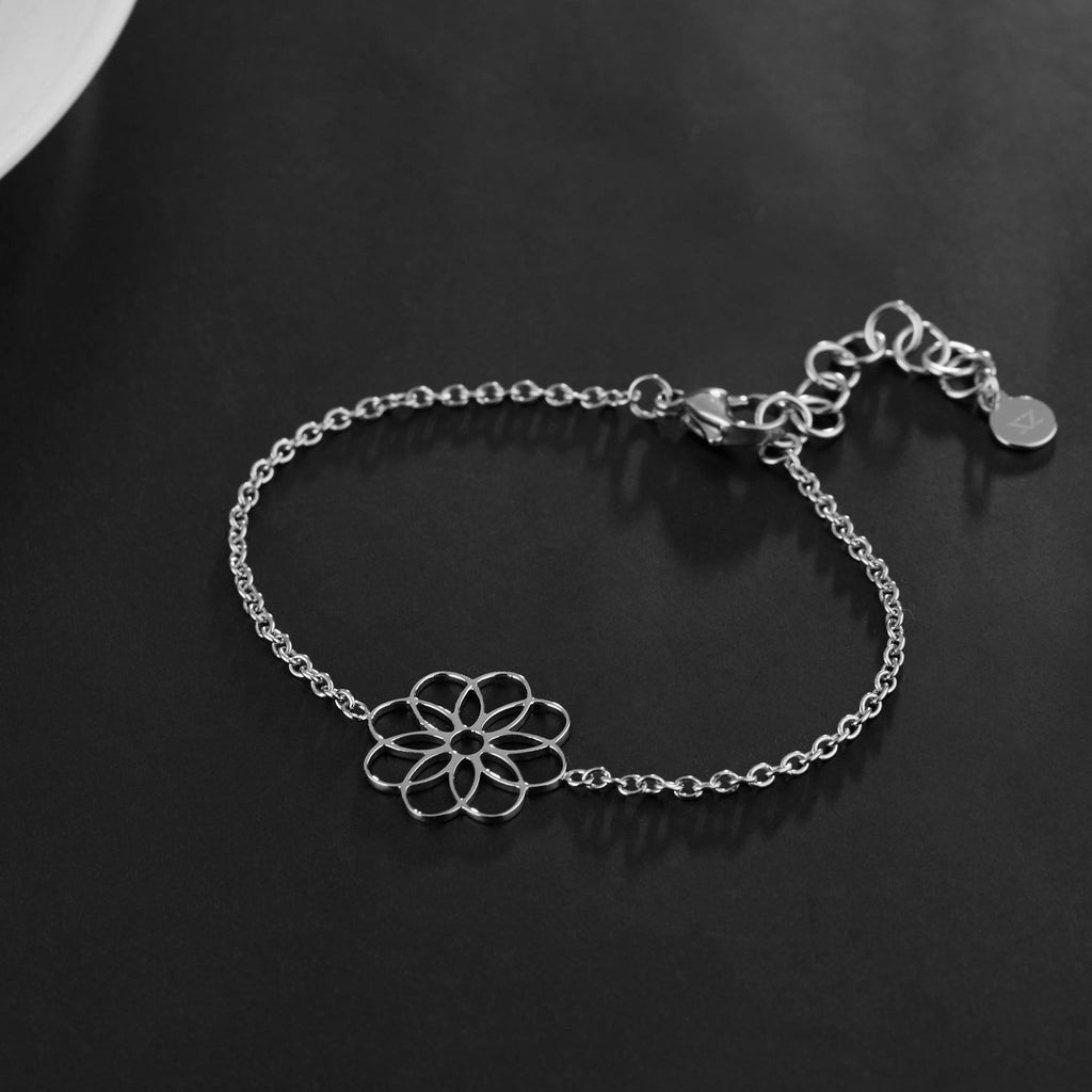 ZINK Women's Silver Stainless Steel Bracelet | ZFBR005S