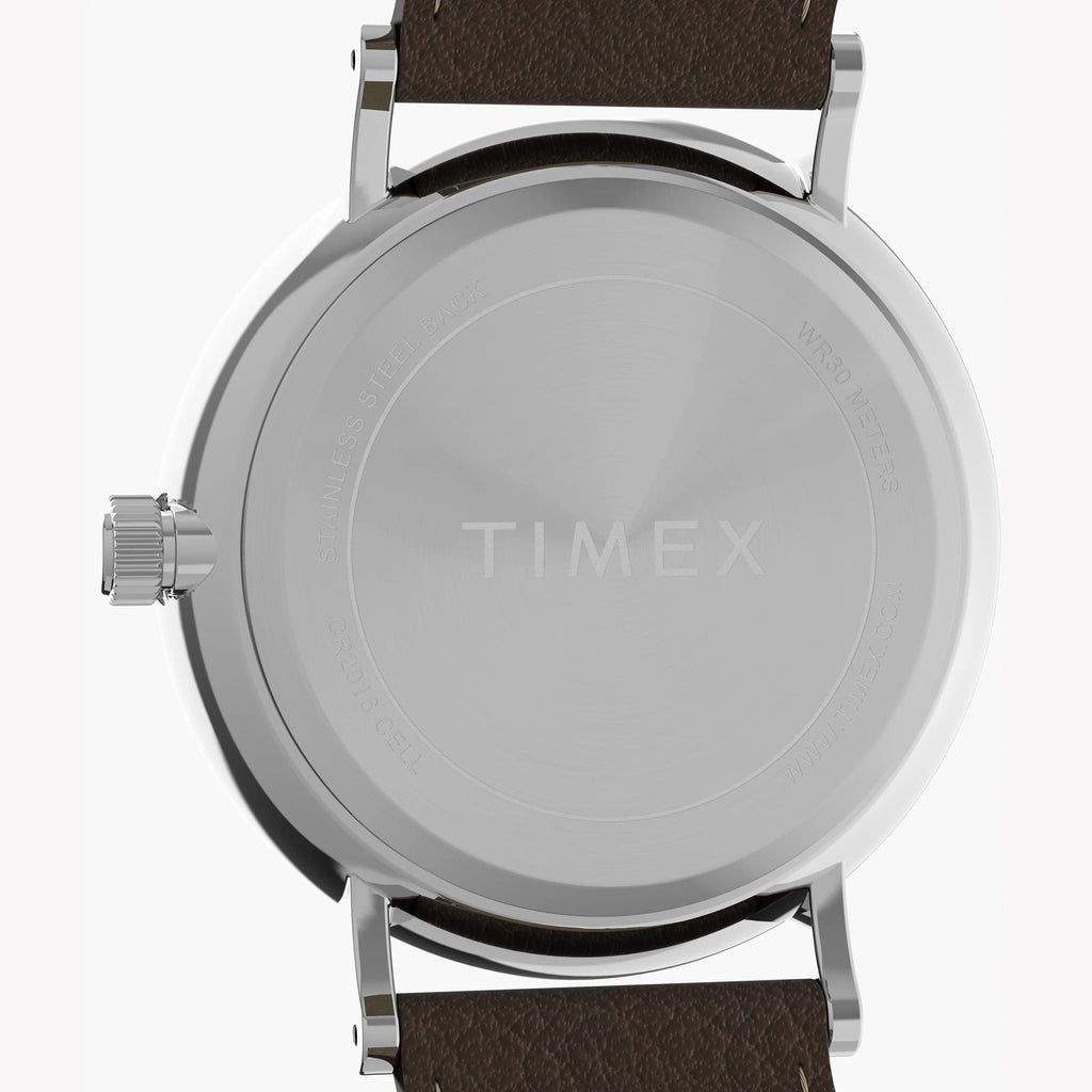Timex Mens Southview with Silver-tone Case and Brown Leather Strap TW2V91500 Men's Watch