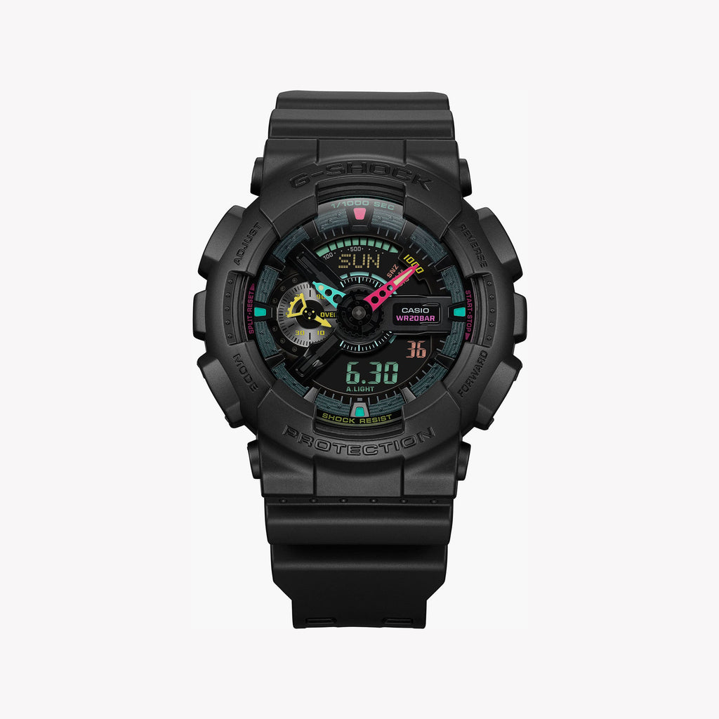 CASIO G-SHOCK GA-110MF-1ADR ADVENTURE READY - MEN'S ALL-BLACK TIMEPIECE FOR ACTIVE LIFESTYLE