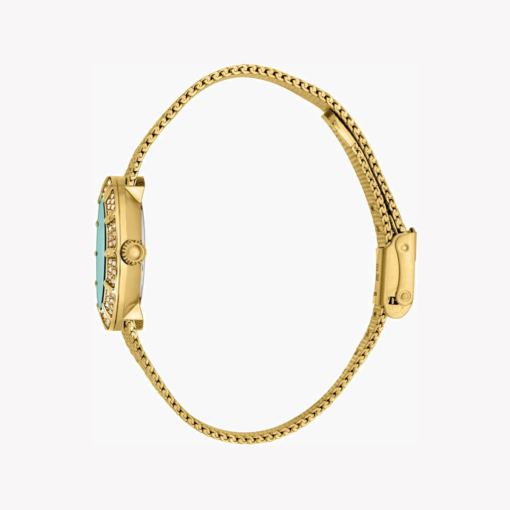 JUST CAVALLI Women's Watch with Gold Stainless Steel Case and Gold Stainless Steel Band