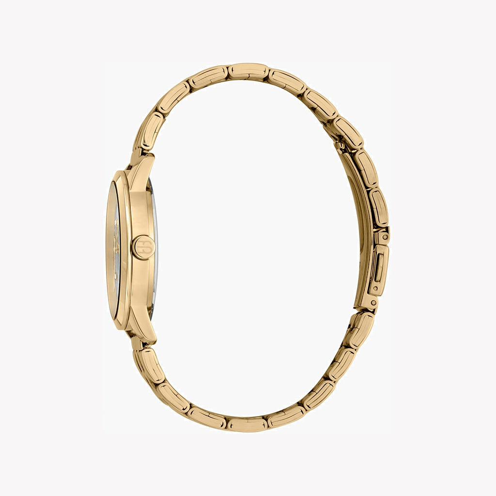 ESPRIT Women's Watch with Gold Stainless Steel Case and Gold Stainless Steel Band