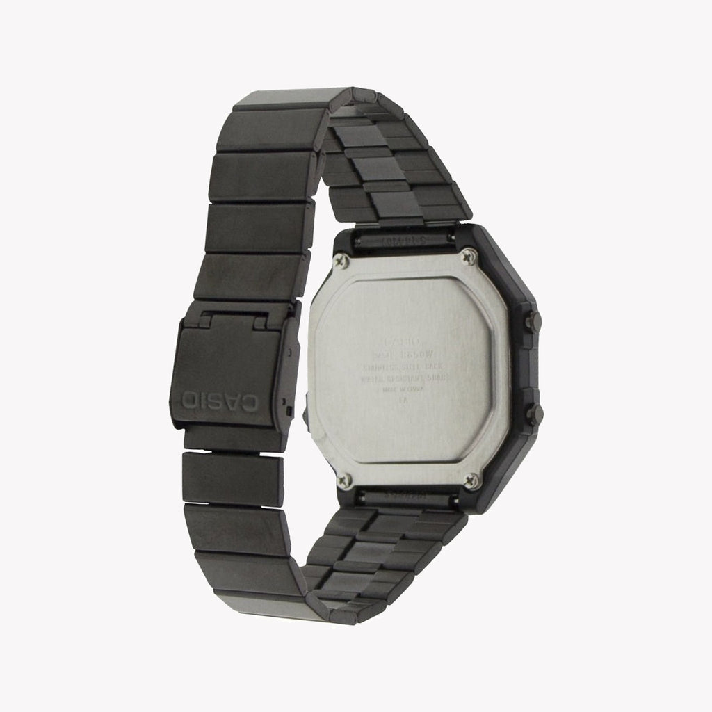 CASIO B650WB-1BDF SPORTY CONFIDENCE - ADVENTURE-READY UNISEX WATCH with black resin case and stainless steel band