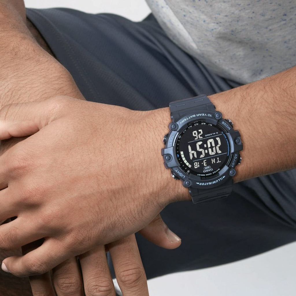 CASIO AE-1500WH-8BVDF BOLD ADVENTURE - MEN'S SPORTY RESIN WATCH WITH MULTI-FUNCTIONAL FEATURES