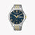 CITIZEN BF2024-50L - MODERN GENTLEMAN'S CHRONOGRAPH TIMEPIECE - STUNNING SILVER & GOLD DESIGN