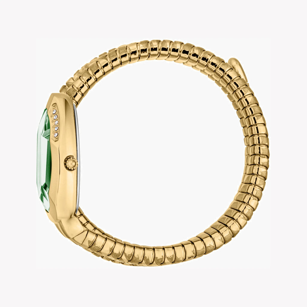 JUST CAVALLI Women's Watch with Gold Stainless Steel Case and Gold Stainless Steel Band